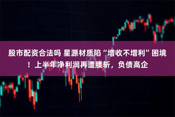 股市配资合法吗 星源材质陷“增收不增利”困境！上半年净利润再遭腰斩，负债高企
